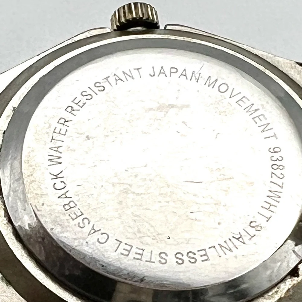 Luger Swiss Made Silver and Gold Ladies Watch Working